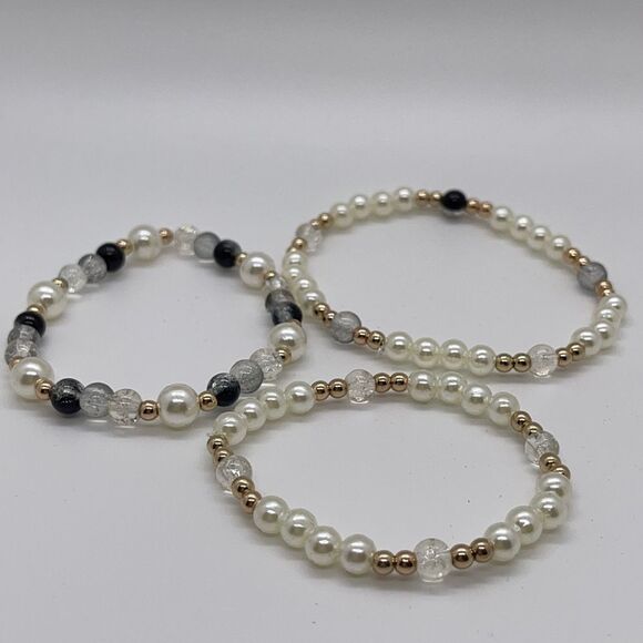 NWT Wool + Pepper Co. Fall 2021 Glass Bracelets - Picture 3 of 4